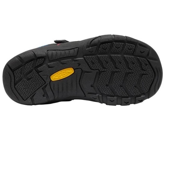 KEEN BIG KIDS' NEWPORT SHOE - BLACK/ORIGINAL TIE DYE - Picture 2 of 12